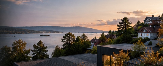 Utsikt over boligområde